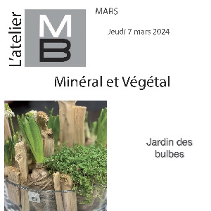 Minéral et végètal : Jardin de bulbes - MB Murielle Bailet ®