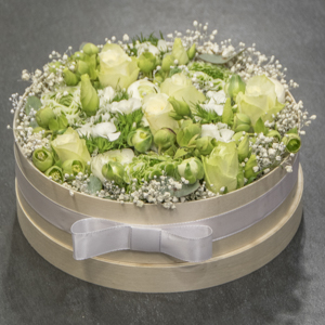 Wood Box Flower white - MB Murielle Bailet ®
