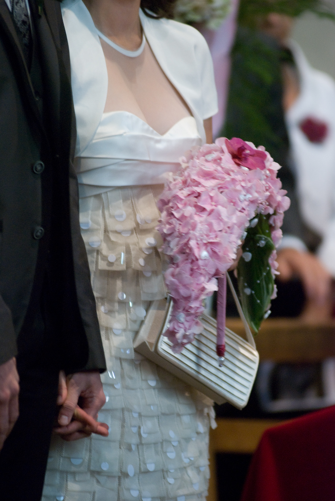 MB408 0016 Bouquet de mariée rose - Murielle Bailet Fleuriste