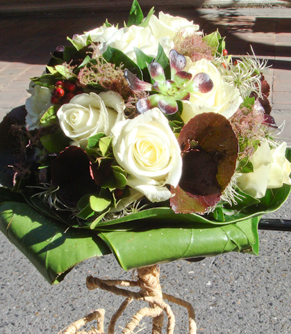 MB431 0046 Bouquet de mariée champêtre - Murielle Bailet Fleuriste