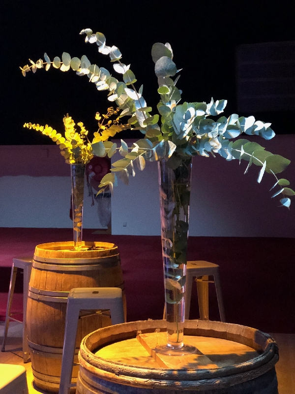 Décor Vase et Eucalyptus Carcassonne - Murielle Bailet Fleuriste
