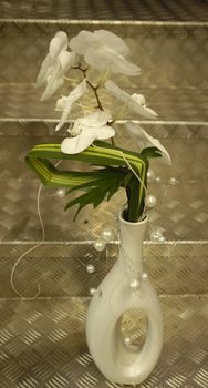 Réf. OR001 - Phalaenopsis blanche - Murielle Bailet Fleuriste